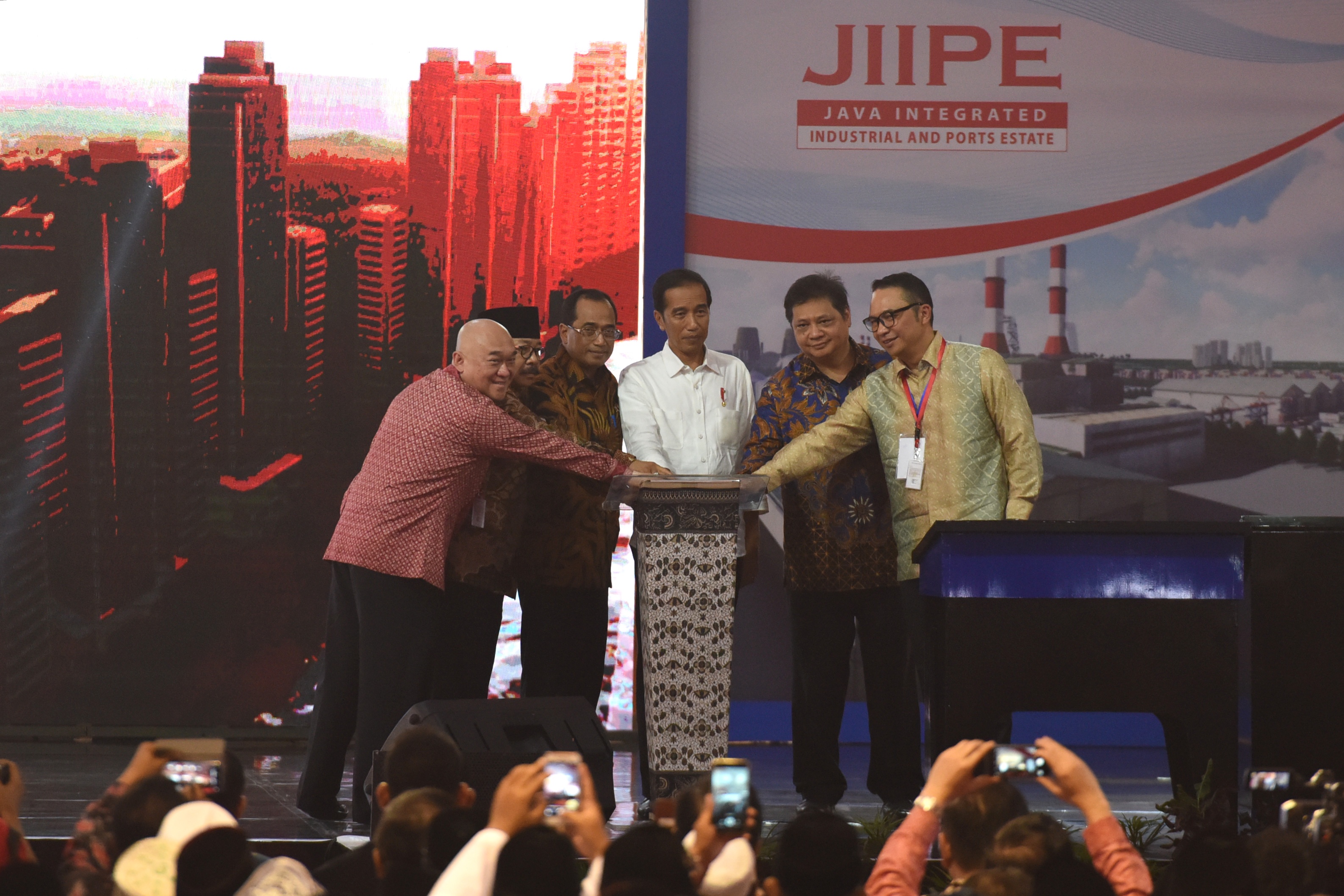 JIIPE Gresik's First Integrated Industrial Area in Indonesia, Officially Opened by Indonesian President Joko Widodo